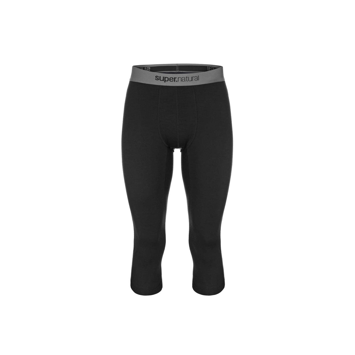 super.natural Herren Funktions-Unterhose, 3/4 Länge, Mit Merinowolle, M BASE 3/4 TIGHT 175