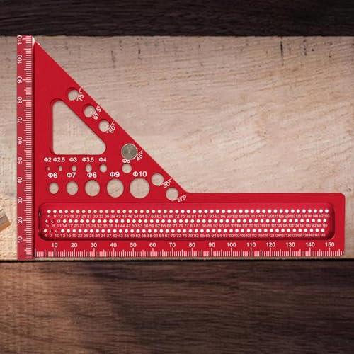 Outil de mesure pour ingénieurs et règle de mesure multi-angle bois - 4