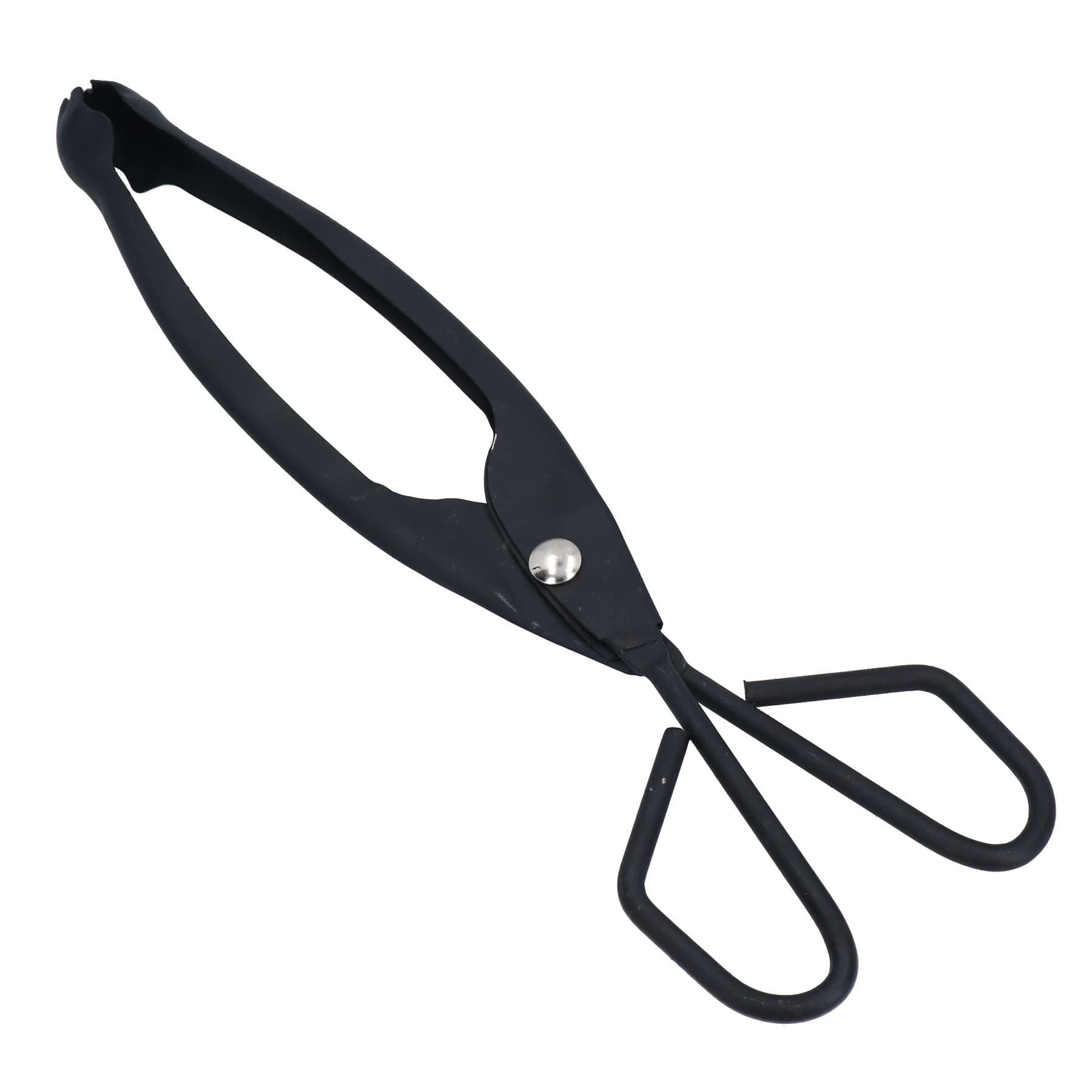 AB Tools Straight Log Tongs Metal Fireplace Firepit Wood Coal Scissor Grabber Campfire, Black - Image 3