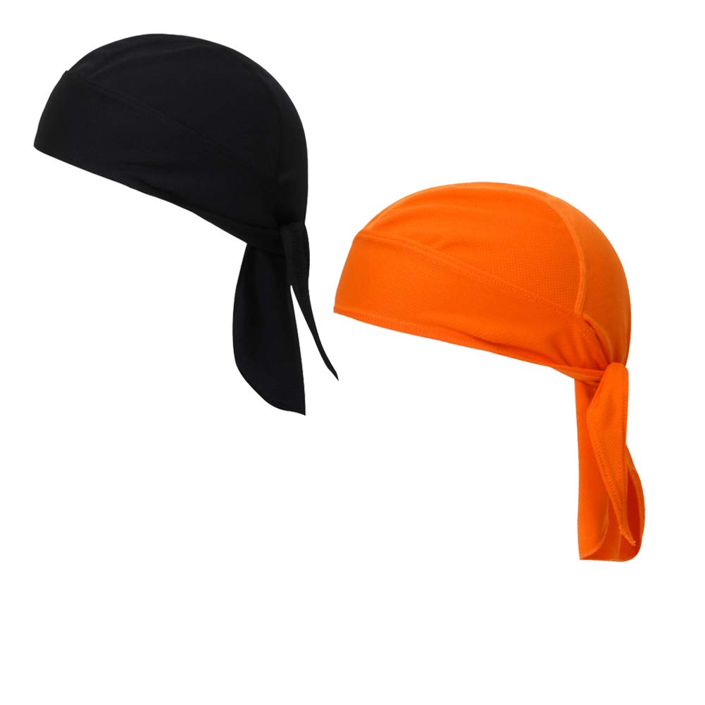 Summer Sweat Skull Cap/Do Dew Rag Helmet Liner Beanie Caps Hat Head Cover UV Protection Doo Rags for Women and Men