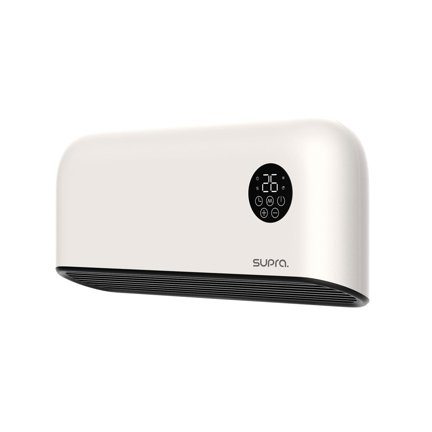 SUPRA TINO CERAM – Chauffage Soufflant | 2000W | Fixe ou Mobile | Programmable | Télécommande | Écran LED | Détection Fenêtre Ouverte | IP22 | Mode ECO