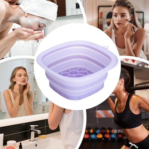 Bañera facial para caravana y camping con estructura plegable 4