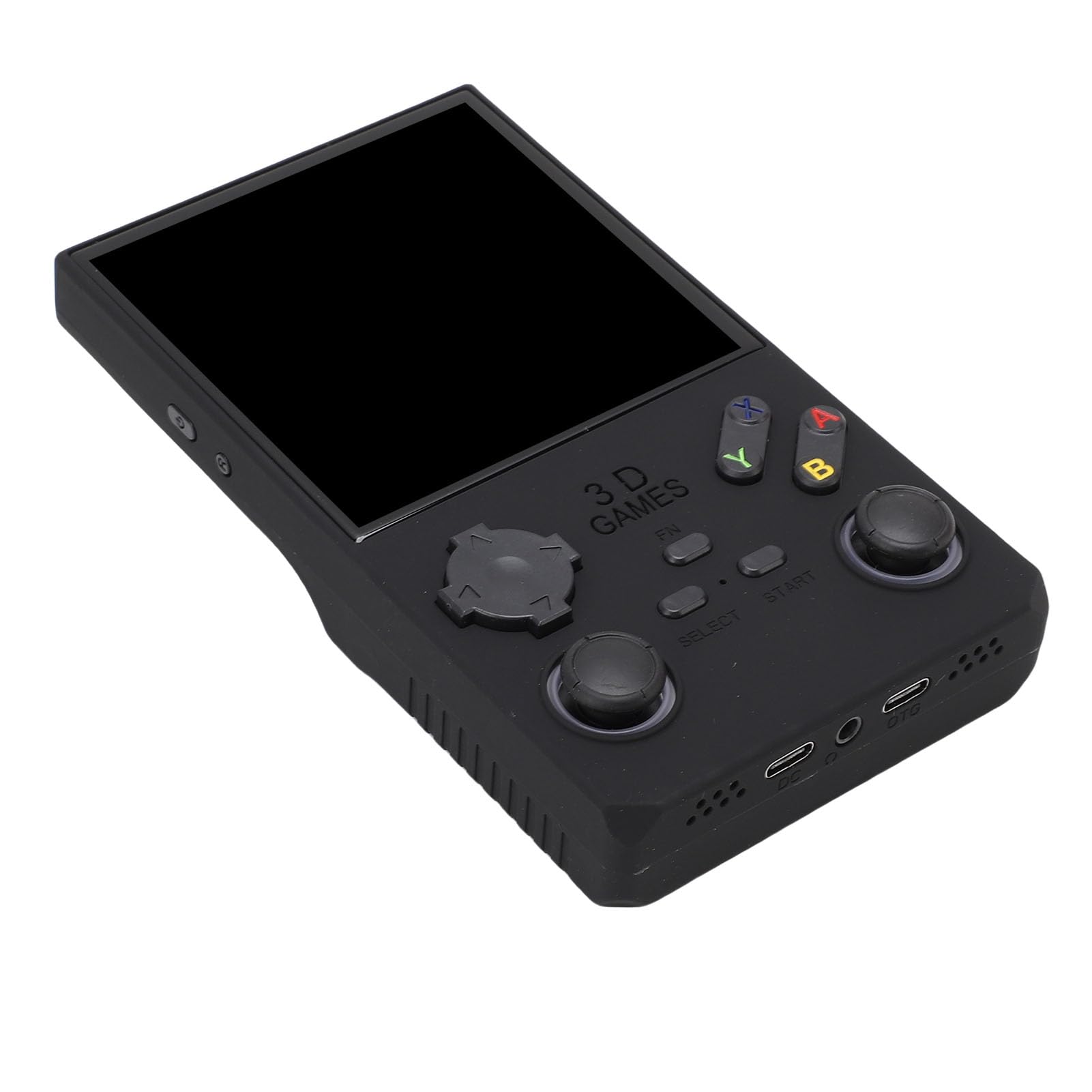 Goshyda Handheld -Spiel, Tragbare Retro -Gaming -Konsole mit RGB -Farben, die in 256 GB Speicherkarte 45 Emulatoren Eingebaut Sind, 4.0 Im HD -Bildschirm Video Player (BLACK)