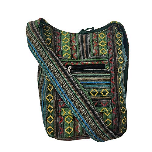 Image of SUVASANA Large Sling Shoulder Bag for Men Women Casual Comfortable Everyday Purse Travel Women's Cross-body Bags
