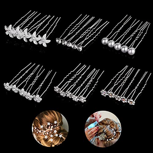 LUTER 30Pz Forcine per Capelli da Sposa, Forcine