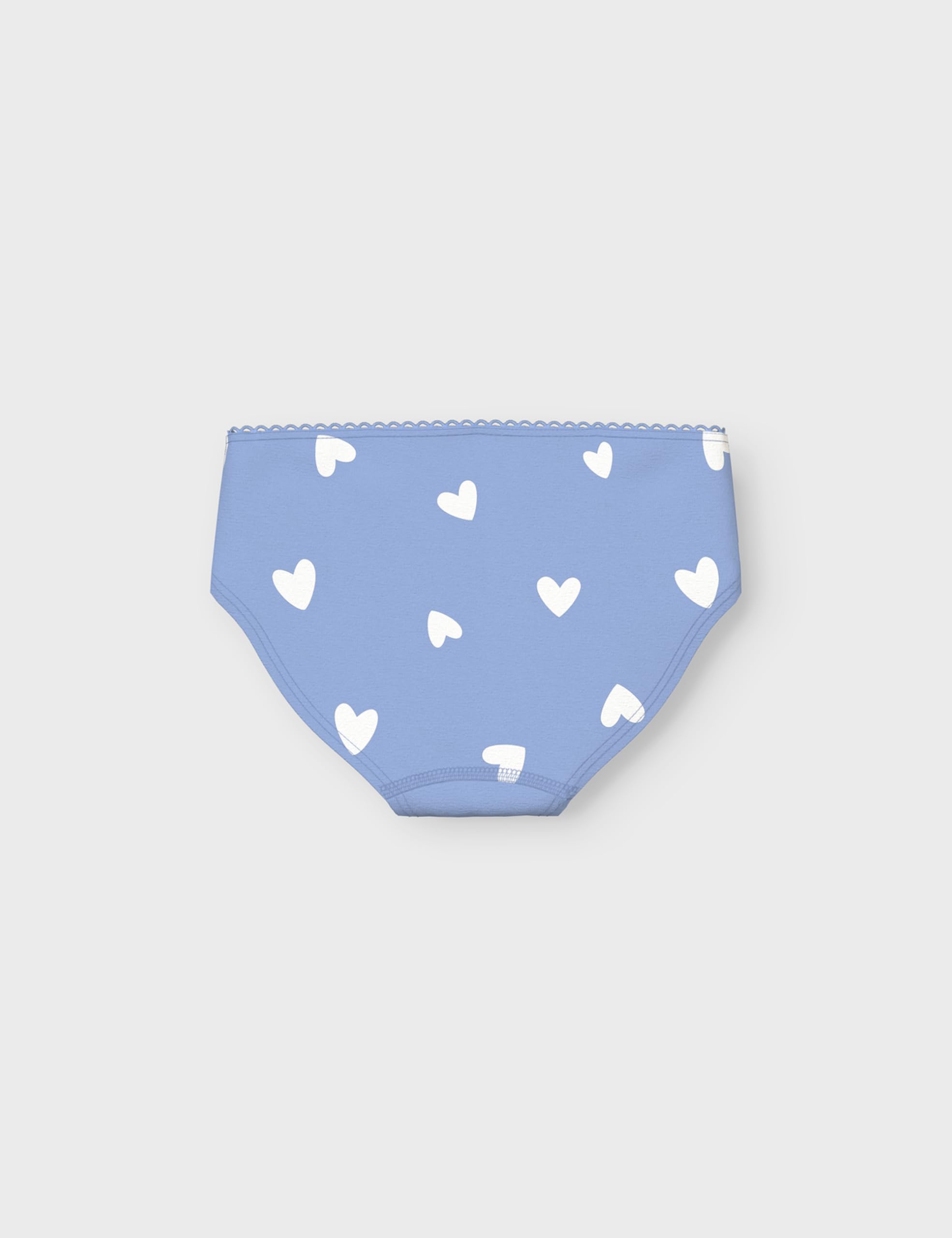 NAME IT Bambina Nkfbriefs 6P Hearts Noos, Serenity, 158-164