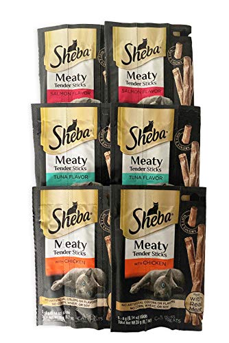 sheba cat treat sticks