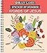 Brain Games - Sticker by Number: Words of Jesus (28 Images to Sticker)