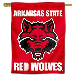 Arkansas State Red Wolves Double Sided House Flag