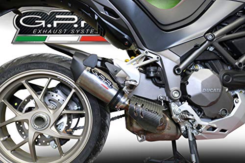 GPR 2019- PRIMA SCELTA SCARICO GPR COMPATIBILE DUCATI MULTISTRADA 1260 2018-19 TERMINALE SCARICO OMOLOG. CON RACCORDO GPE ANN.TITANIUM