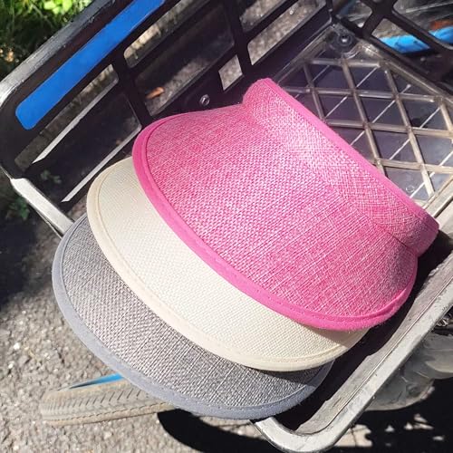 Image of 3 Pieces Clip On Visors Women Men Visor Sun Hats Hat Outdoor Sports Golf Beach Travel Tennis Cap