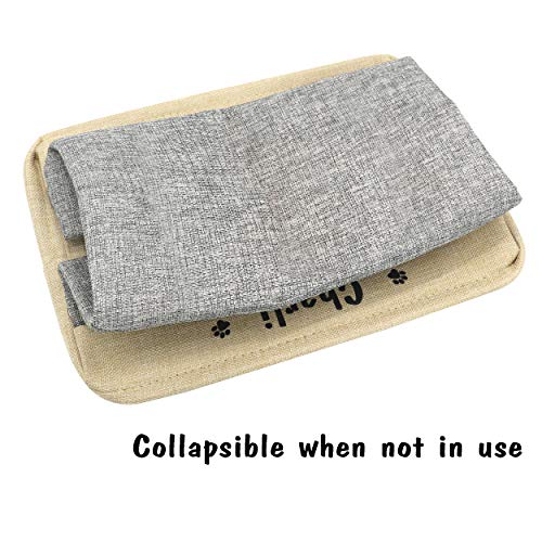 image for PET ARTIST Collapsible Dog Toy Storage Basket Bin with Personalized Pe