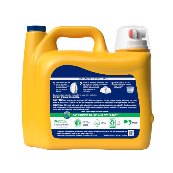 Image of ARM & HAMMER Plus OxiClean Ultra Stain Fighters Liquid Laundry Detergent