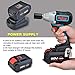 ENEACRO 20V Cordless Impact Wrench Brushless Motor 300 Ft-lb Max Torque,4.0 AH Battery with Fast Charger,3 Variable Speed,1/2 Inch Detent Anvil,Belt Clip,Carrying Case