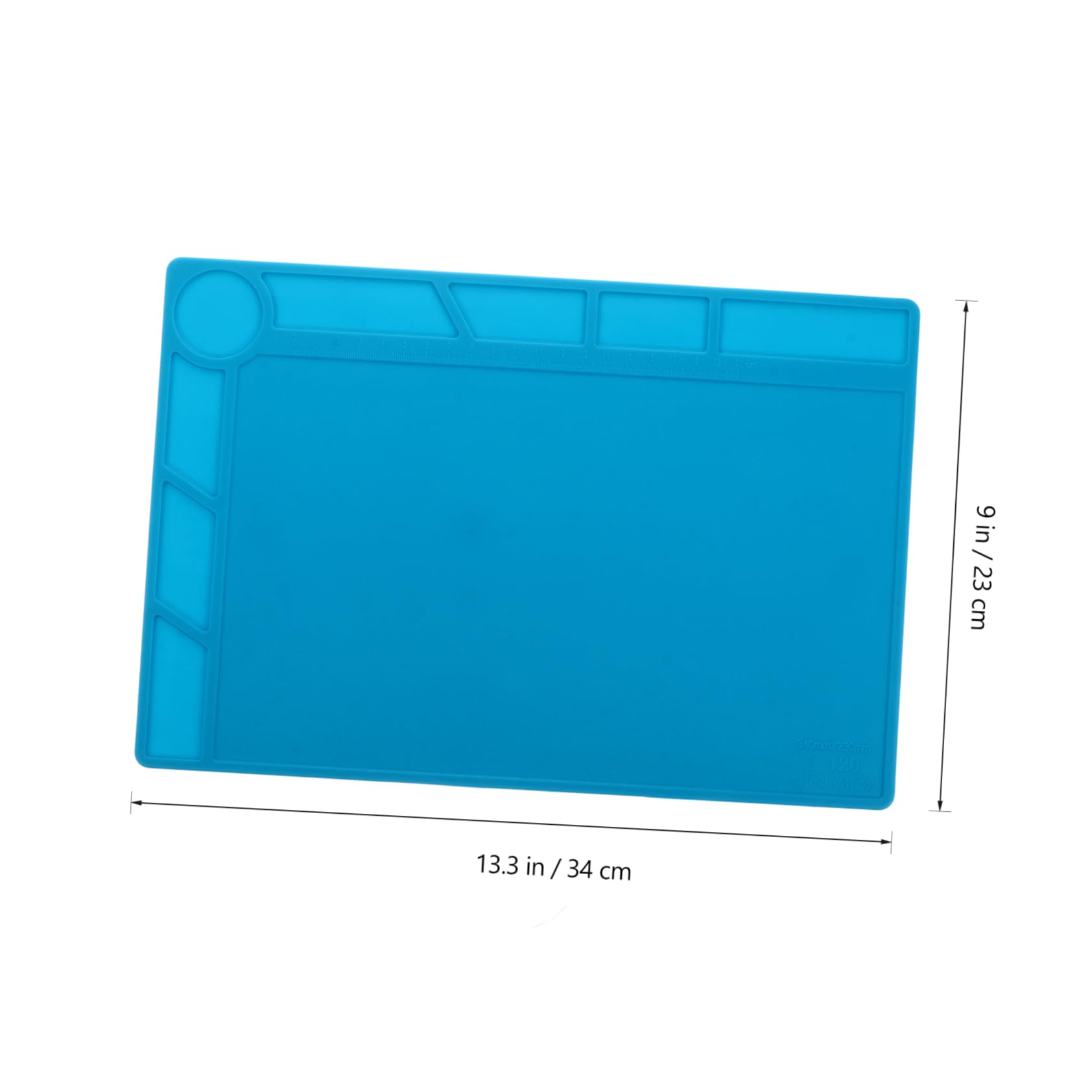 BRIGHTFUFU Insulation Work Mat Soldering Pad Heat-Resistant Soldering Silicone Heating Plate