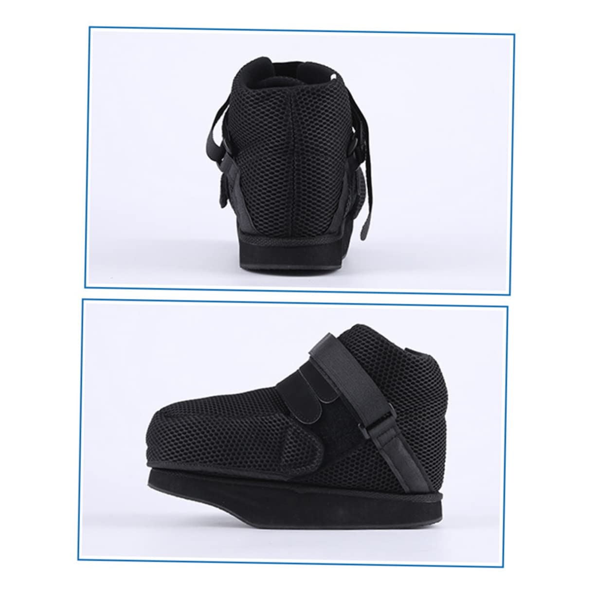 BCOATH Foot Decompression Shoes Adjustable Walking Boots for Postoperative Designed for Broken Toes and Foot Fractures Comfortable Sole for Enhanced Stability Xl