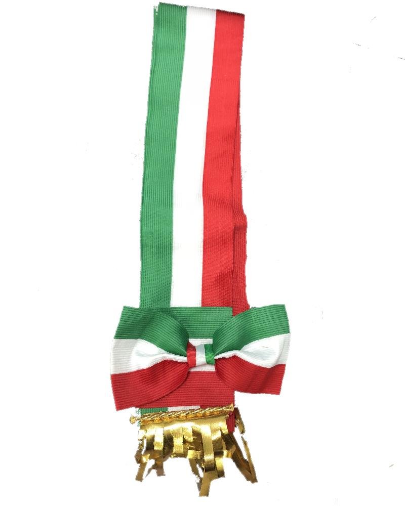 Fascia Sindaco Arcobaleno BrolloGroup - Fiocco Scorrevole, Multicolore Pride Pace, Made In Italy - Foto 3