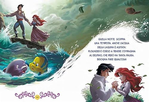 Principesse E Cuccioli. Disney Princess. 5 Minuti Prima Di Dormire. In Maiuscolo. Ediz. A Colori - 4