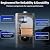 Propane Gas Tankless Water Heater, Indoor Max 3.6 GPM, 80,000 BTU On Demand Instant Hot Water Heater Propane Gas with LED Temperature Control Panel, 1/2" NPT Connector Size, Gray