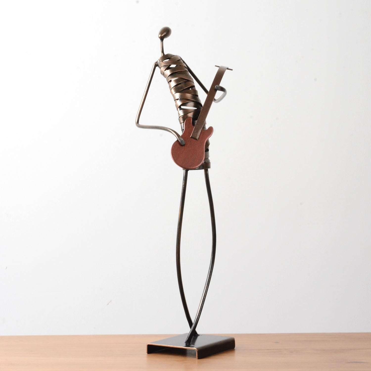 HAUCOZE Musicista Figurina Chitarra Scultura Statua Modern Deco 45cm