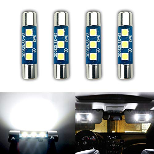 Bombillas LED 9-30V 29mm 6614F para auto blanco xenón miniatura 1