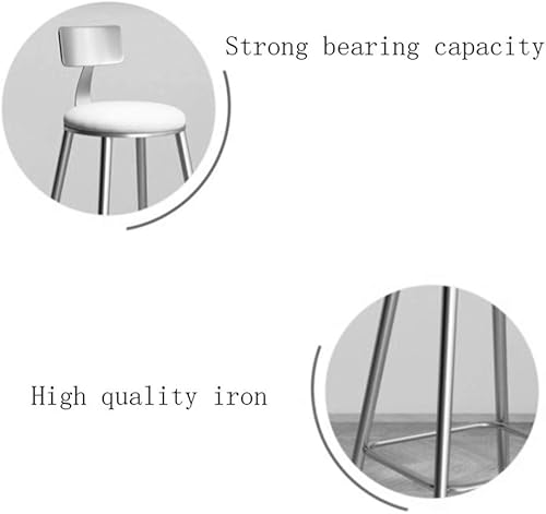 Miniatura 4 de YLCJ taburetes sencillos y lgants taburetes de bar taburete de cocina taburete restaurante café tronas diseño de hierro forjado - oro (altura del