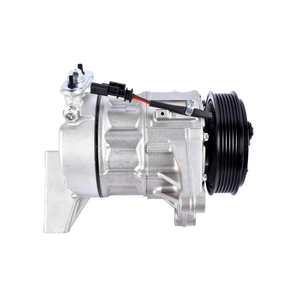A/C Compressor with 6-Groove Pulley Compatible with Equinox 3.0L 3.6L V6
