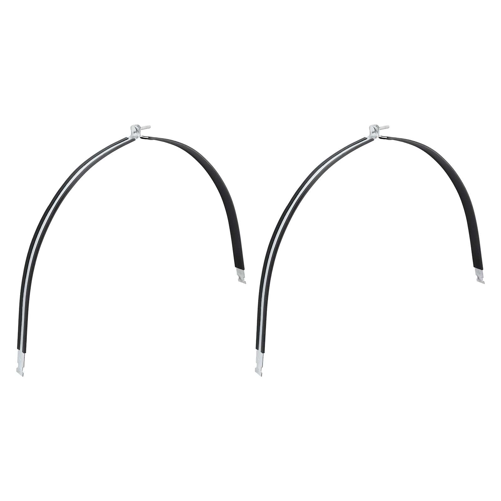 QUARKZMAN 2 Piezas Abrazadera De Soporte Con Almohadilla De Goma 22" Universal Abrazaderas De Soporte De Acero Al Carbono Con Tornillo Y Tuerca Para Tuberías De Cobre PEX Tubos CVPC Color