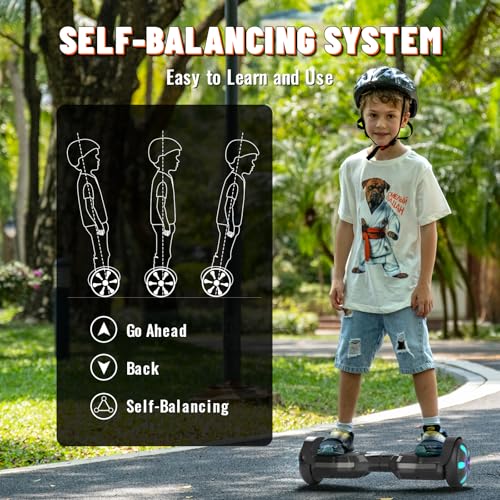 Image of SIMATE Scooter, Bluetooth Speakers and LED Light-Up Wheels, APP Control, Dual 250W Motors, 8.5 mph Max Speed & 8.5 Miles Max Range, Gifts for Kids Adults Girls Boys