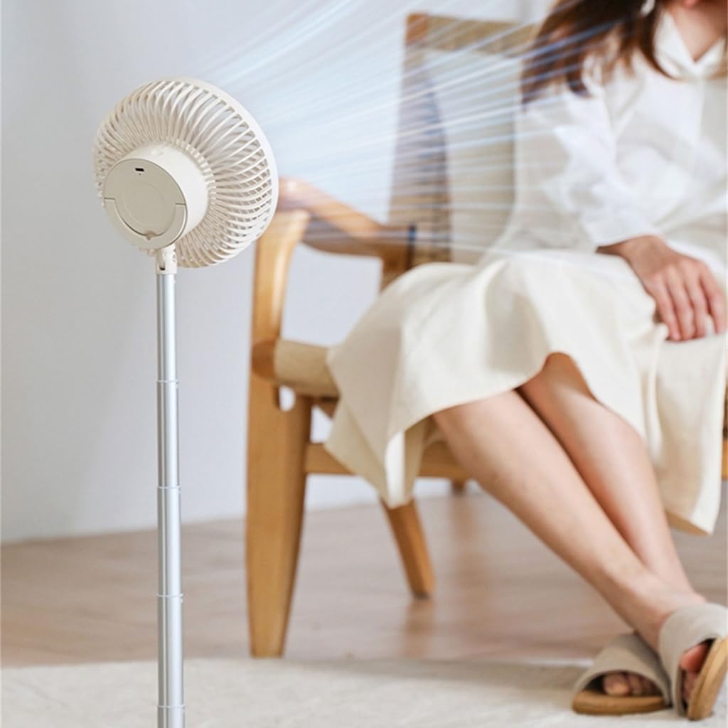 Tripod Camping Ceiling Table Fan Floor Stand Cooling Fan Rechargeable