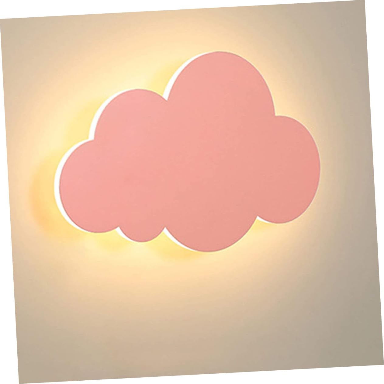 Applique Murale Nuage Rose pour Chambre et Chevet PVC