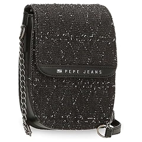 Pepe Jeans Daila Bandolera Portamóvil Negro Cover