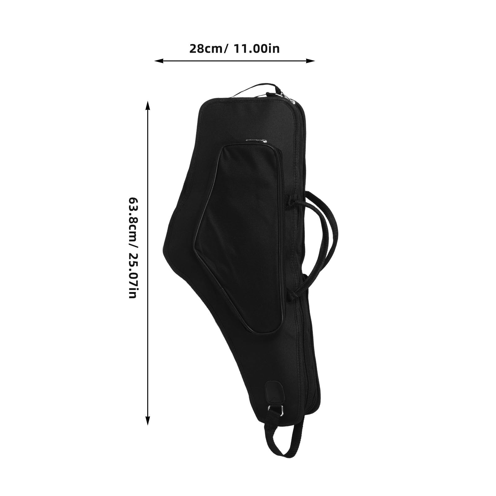 Zaino per Sassofono Contralto e Antiurto Borsa Portastrumenti Leggera e Spaziosa Protezione Imbottita per Musicisti e Trasporto Strumenti a Fiato
