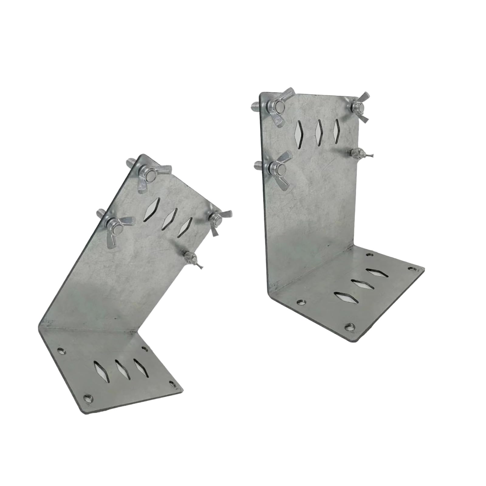 2pcs Heavy-Duty Steel Leveling Brackets Multifunctional Leveling Stand For Vertical &