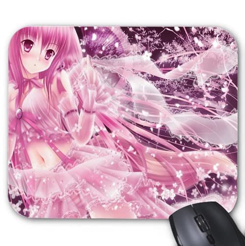 Tapis de Souris Imprimé - Manga Anime Girl Otaku- Personnalisez Votre Espace de Travail - Design Unique et Haute Qualité - Cadeau Parfait pour Gamer - France (N°18)
