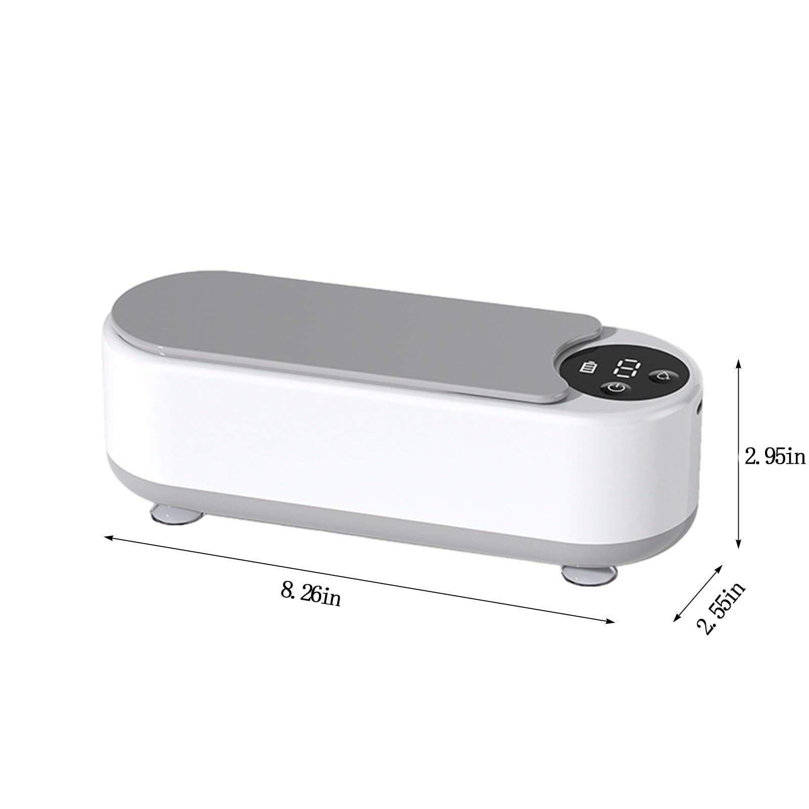 Limpiador de Joyas, máquina de Limpieza doméstica portátil de 45KzHz 450ML, Anillo Gafas Relojes dentadura limpia/706