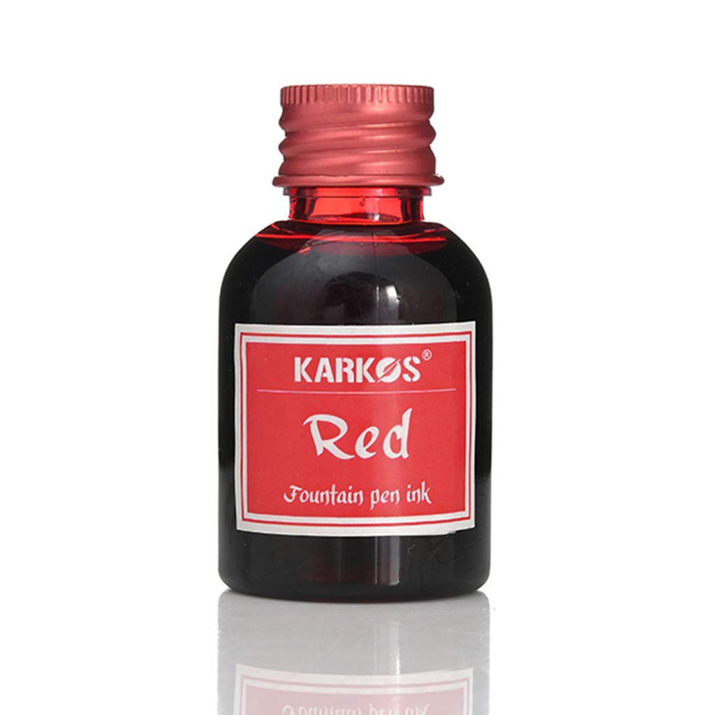 ruiruiNIE 1 Bottle Pure Colorful 30ml Fountain Pen Ink Refilling Inks Stationery School Refill Ink Red