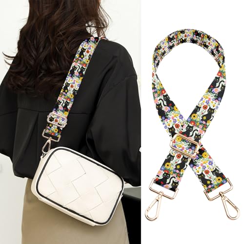 Image of Purse Strap Crossbody Shoulder Straps Adjustable Replacement 1.5 inch Wide for Women Girls Bag Cute Aesthetic