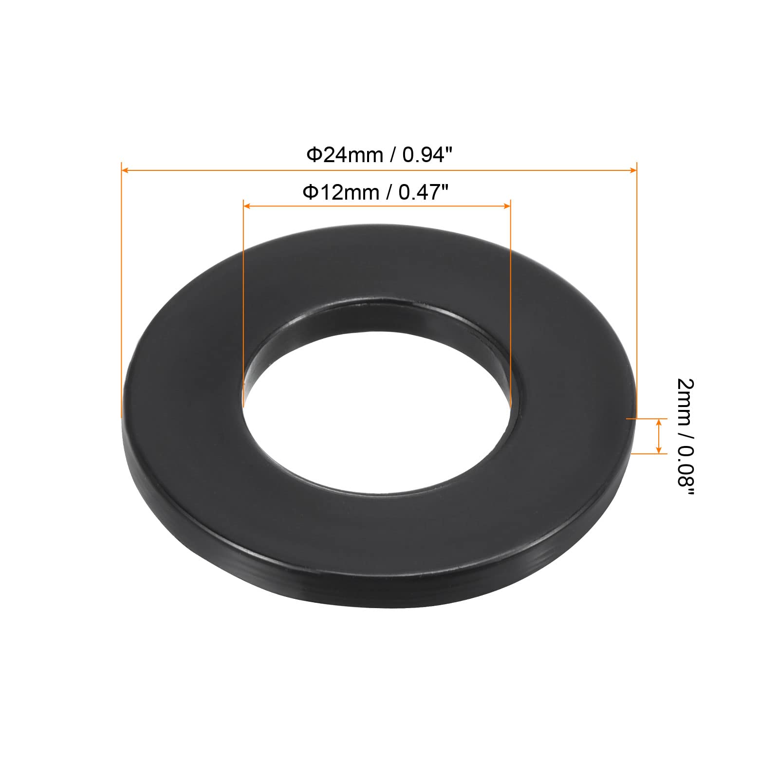 PATIKIL M12 Nylon Flat Washer - Image 2