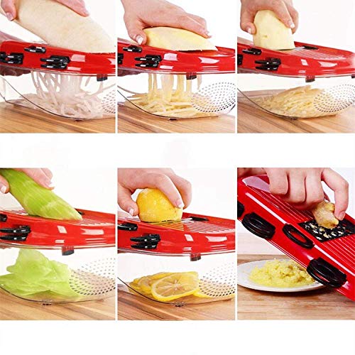 FZYE Multi-Funktions-Küchenmaschine Vegetarischer Slicer Chopper Home Kitchen Gemüsezerkleinerer Zwiebel Kartoffel- und Obstzerkleinerer 5 FZYE Multi-Funktions-Küchenmaschine Vegetarischer Slicer Chopper Home Kitchen Gemüsezerkleinerer Zwiebel Kartoffel- und Obstzerkleinerer