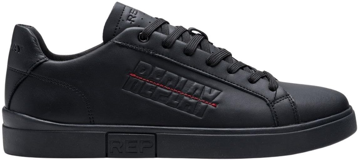 Replay Men's Gmz3p Sneaker, 003 Black, 11 UK