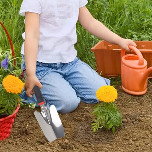 Paleta de jardín de acero inoxidable con mango ergonómico miniatura 7
