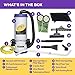 ProTeam Commercial Backpack Vacuum Cleaner, Super CoachVac Vacuum Backpack with HEPA Media Filtration and Residential Cleaning Service Kit, 10 Quart, Corded