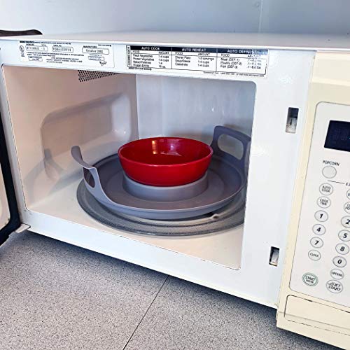 Handy Gourmet Microwave Cool Caddy w/ Handles - Carrying Tray for Bowls, Plates
