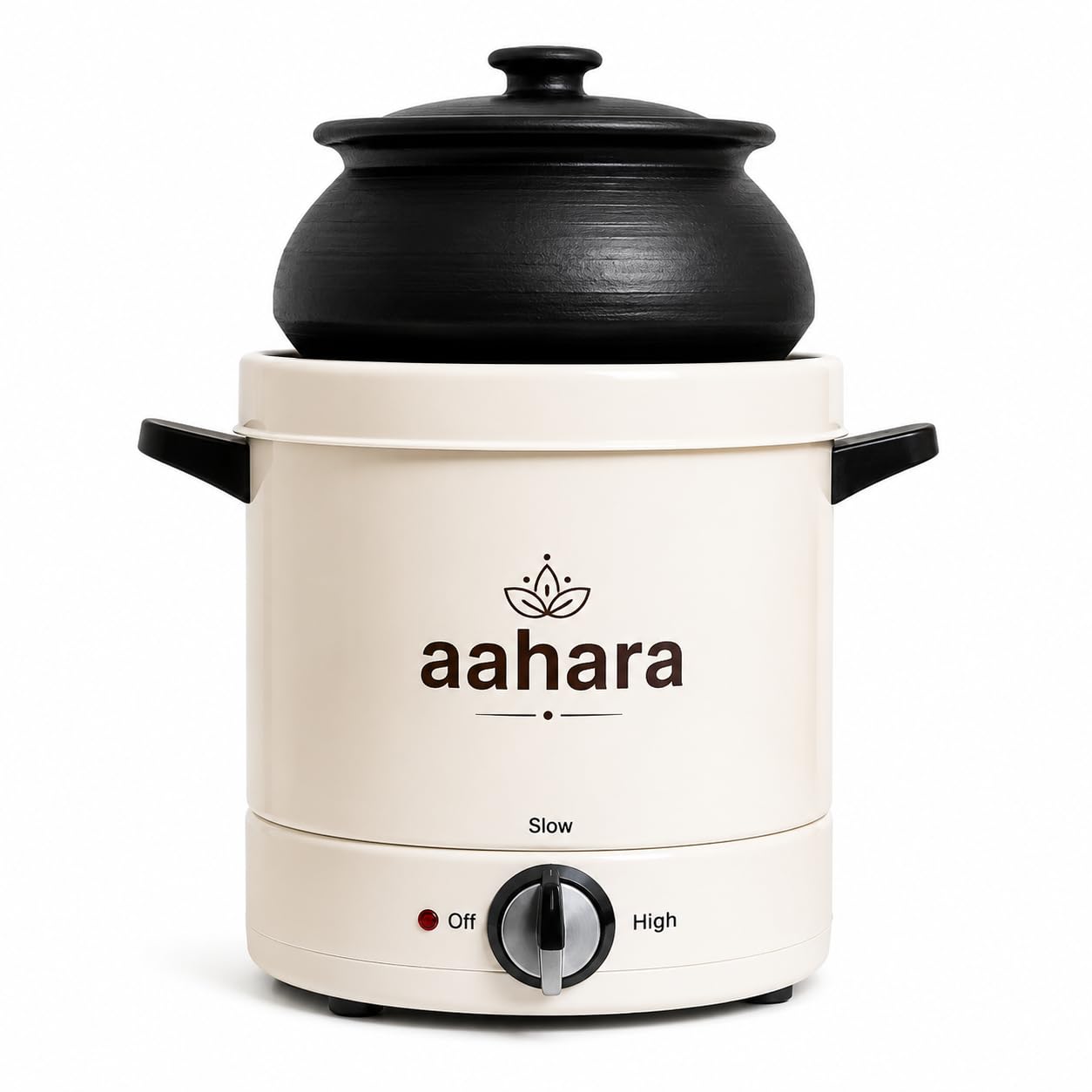Aahara Slow Cooking Pot | Natural Clay Cooker | Alkaline, Smoke-Free, Nutrient Retaining Slow Cooker | India’s First Patented Clay Cookware Appliance-picture-17