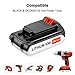 2Pack 3.0Ah LBXR20 Battery for Black and Decker 20V MAX Lithium Battery LBXR20 LBXR20-OPE LB20 LBX20 LBX4020 LB2X4020-OPE + 20V Battery Charger for Black Decker 20V Lithium Battery