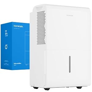 hOmeLabs Dehumidifier for Home Office Basements with Powerful Moisture Removal Humidity Control Auto Shut-off Quiet Operation - 7