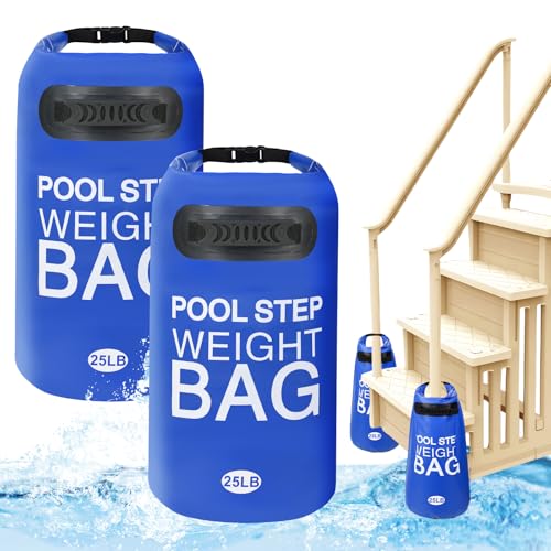 2-Pack de pesas para escalera de piscina 25LB miniatura 1