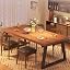 Dark Oak - 5 Piece Set [Table x 1 Chair x 4]