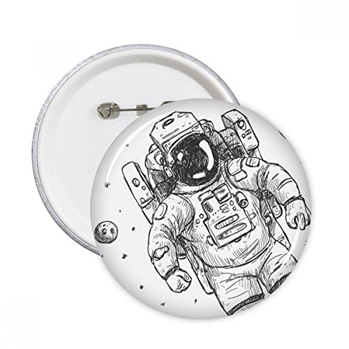 Badge astronaute alien pour masquer un accroc de vêtement ou customiser une veste unie en lot 5